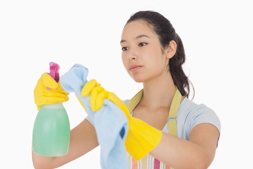 Routine shared area cleaning for a tidy property