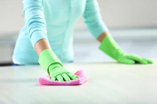 Spot cleaning a mattress stain at home