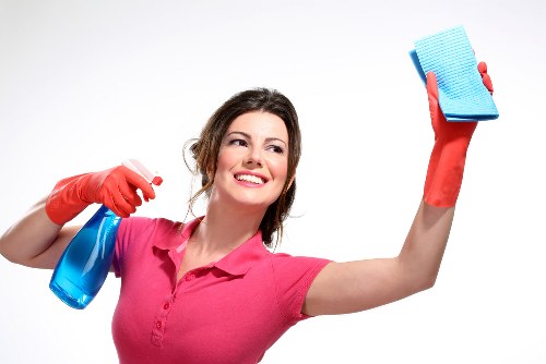 Professional cleaning tools used for a detailed move out clean