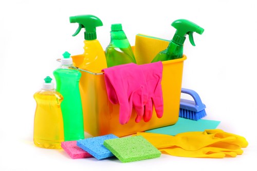 Room-by-room move out cleaning checklist in progress
